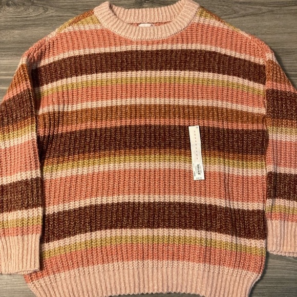 SO Sweaters - SO Juniors' Autumnal Crewneck Sweater Size Small
